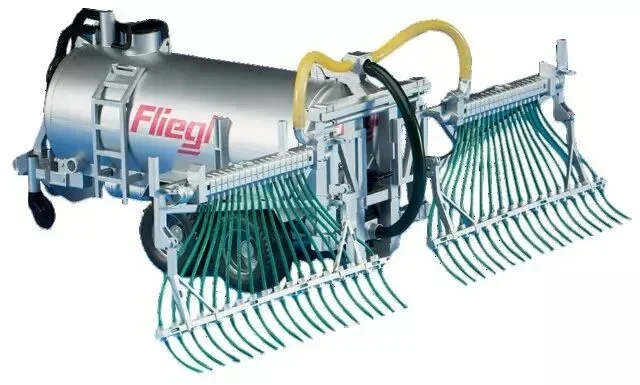 Tonne à lisier fliegl avec rampes dépandage 1/16e