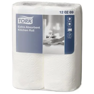 TORK Rouleau de papier essuie-tout, 3 plis, blanc