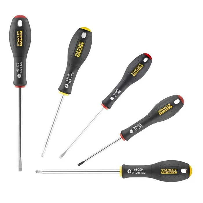 Tournevis d&rsquo;électricien + Phillips – jeu de 5 pièces – Fatmax – 0-65-440 – STANLEY FATMAX