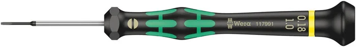 Tournevis électronicien pour vis à fente 2035 0,18 x 1,0 x 40 mm WERA – 05117991001
