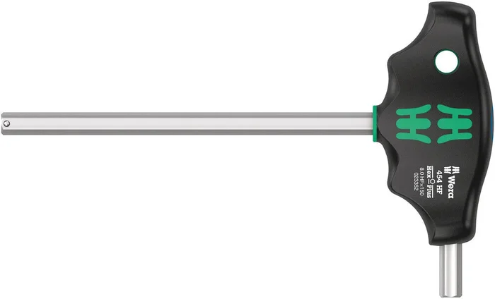 Tournevis hexagonal en T Hex-Plus avec fonction de retenue 454 Hex-Plus HF 8 x 150 mm WERA – 05023352001