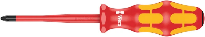Tournevis VDE isolé pour vis cruciformes/à fente, avec lame à diamètre réduit 165 iS PZ 2 x 100 mm WERA – 05006461001