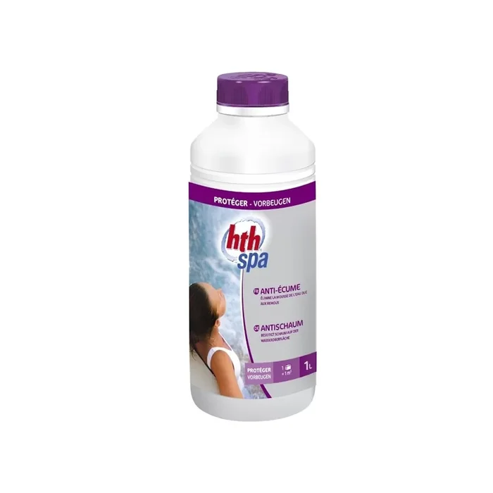 Traitement anti-mousse pour Spa – HTH Spa – bidon de 1 litre