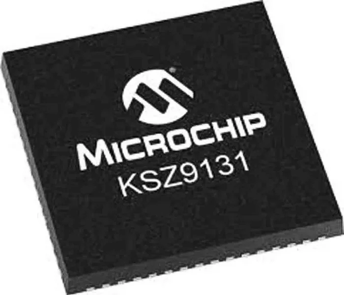 Transceiver Ethernet, KSZ9131RNXI, 10Mbps QFN, VQFN (mouillable) 3,3 V, 48 broches