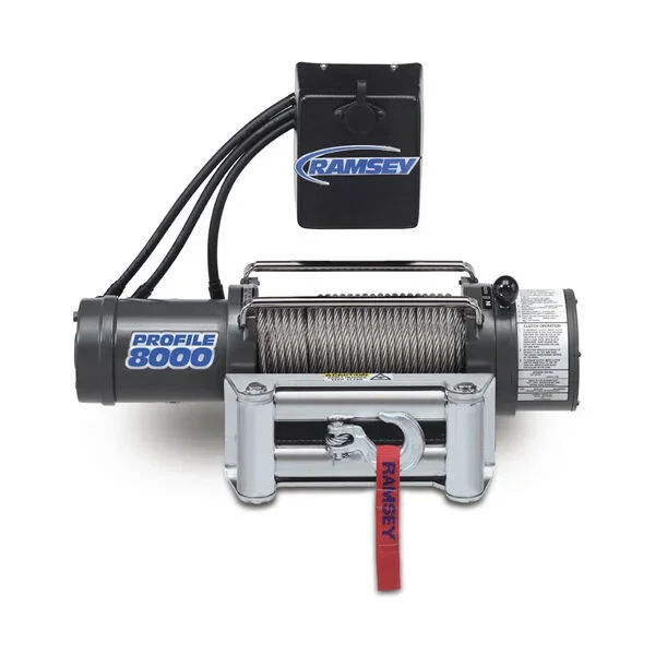 TREUIL ÉLECTRIQUE 12V TRACTION 3500 KG CÂBLE D.8 MM LONG. 28M LEVAC – 6535RE0812