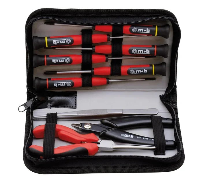 TROUSSE PREC 2 PINCE+6 TOURNEVIS+1 BRUCEL MOB – 9369090101