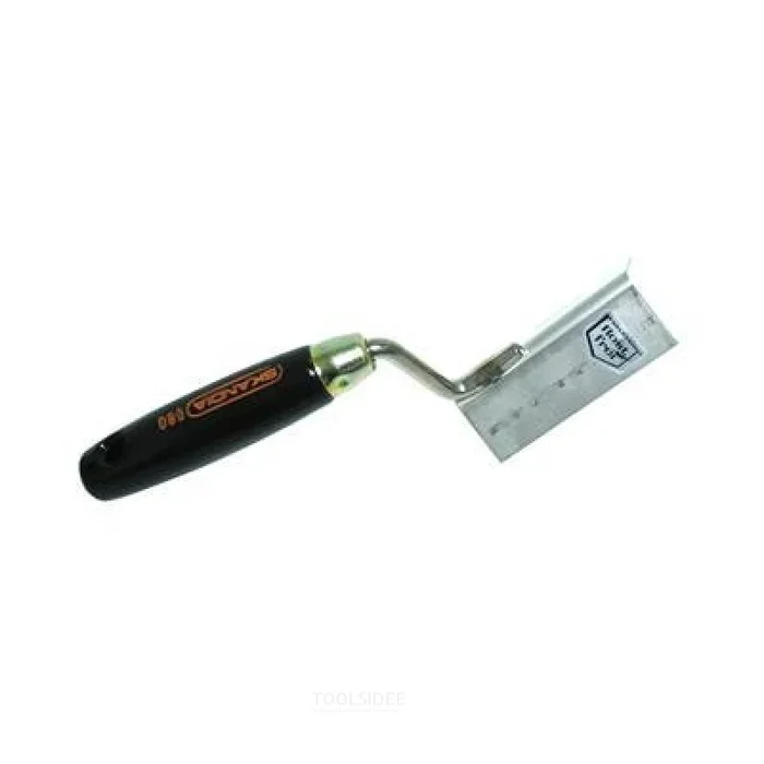 Truelle d’angle extérieur Skandia 80 mm en acier inoxydable