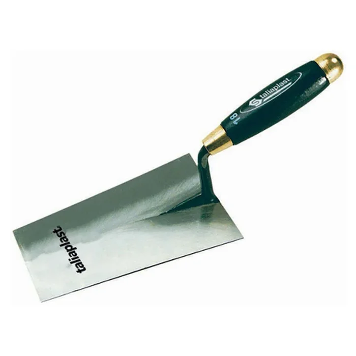 TRUELLE LISSEUSE BOUT CARRE FORGEE 18CM MANCHE BOIS TALIAPLAST – 430201