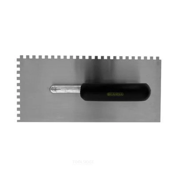 Truelle plate Skandia 2 faces inox 6x6mm