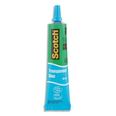 Tube de colle universelle liquide Scotch 3025 D – sans solvant – transparente – tube de 30ml