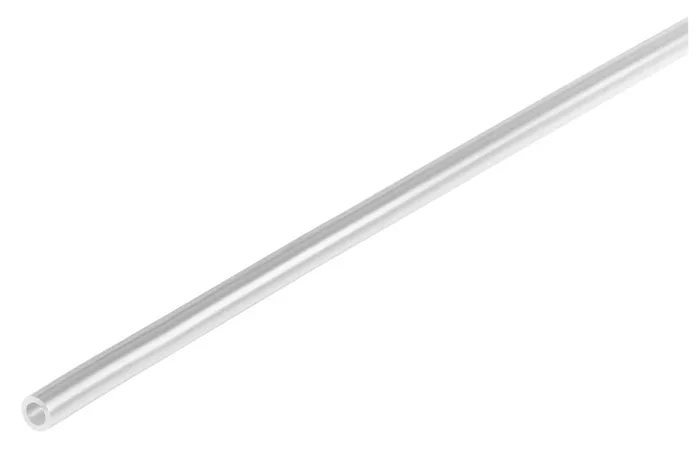 Tube en plastique, Naturel, Rond, Dia. 10mm x 7mm