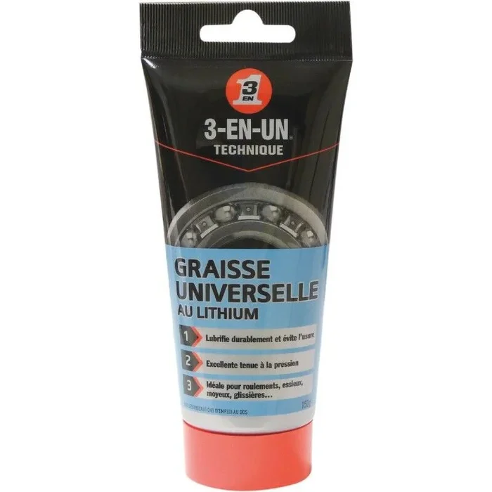 Tube graisse univ. lithium 3en1 tech. 150gr 3 EN 1 – 10011