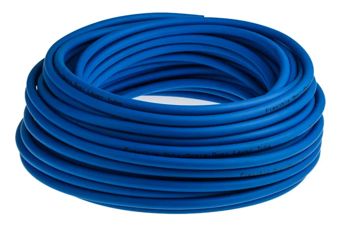 Tuyau à air comprimé RS PRO, 6mm x 4mm x 30m Bleu en PUR, PVC