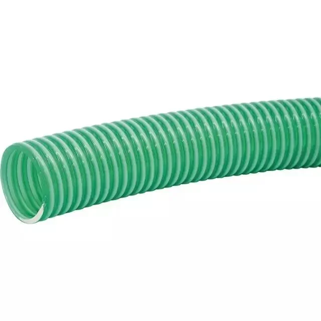 Tuyau annelé vert transparent renforcé diamètre 60 mm