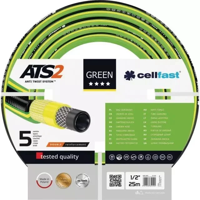 Tuyau d&rsquo;arrosage green ats2 1/2&Prime; 50 mètres Cellfast