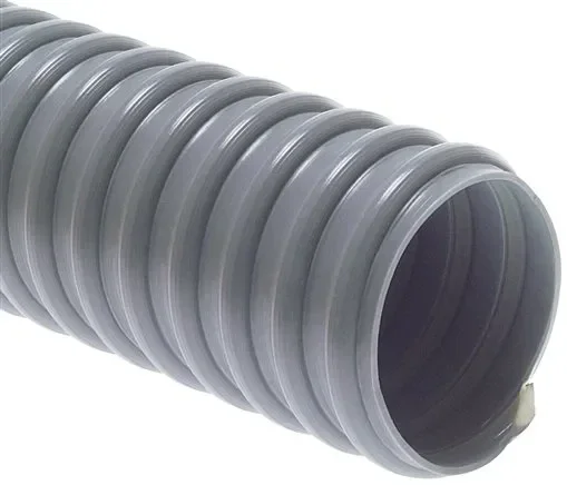 Tuyau d’aspiration léger, PVC superflex gris, 32mm