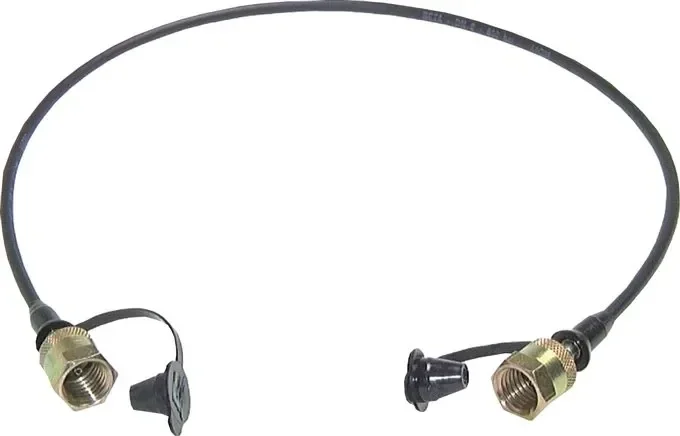 Tuyau de mesure, 5 500 mm, M 16 x 2 – M 16 x 2, acier galvanisé, pour gaz inertes