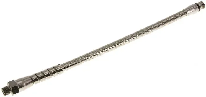 Tuyau métallique pour liquide de refroidissement 250mm, G 1/8″ M 10 x 1