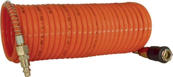 Tuyau spiral nylon 06562 + raccords rapides STILKER – 06568