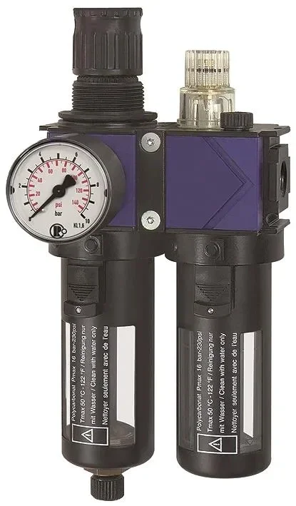 Unité de maintenance 2 pièces -variobloc-, panier de protection, BG 2, G 1/2, 3400 l/min VW 24 S