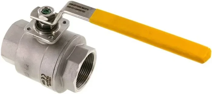 Vanne à bille en acier inoxydable, DVGW, Rp 1-1/2&Prime;, -0,9 à 64bars
