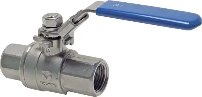 Vanne à bille en acier inoxydable, Eco-Line, G 2-1/2&Prime;, 0 à 63bar