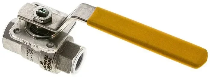 Vanne à bille en acier inoxydable, Rp 3/8&Prime;, -0,9 à 20bar, pour l&rsquo;oxygène (industrie)