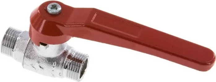 Vanne à bille en laiton, G 3/8&Prime; (mâle), -0,9 à 20bars