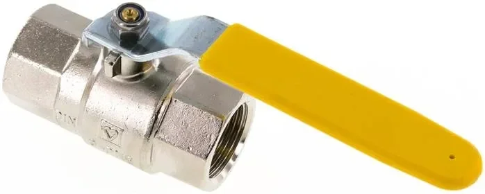Vanne à bille en laiton, Rp 1&Prime;, 0 à 10bar, pour l&rsquo;oxygène (industrie)