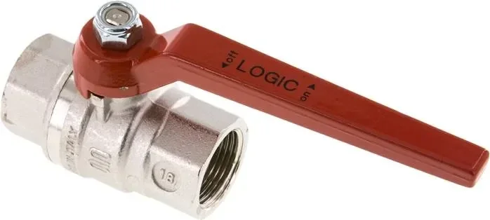 Vanne à bille en laiton, Rp 3/4&Prime;, -0,9 à 80 bar, fabriquée sans silicone