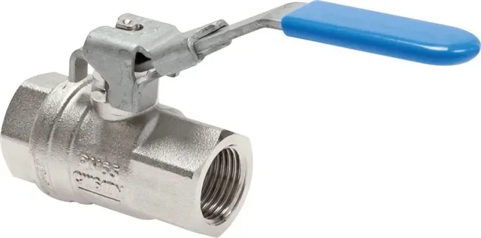 Vanne à bille en laiton, verrouillable, Rp 2&Prime;, -0,98 à 40 bar
