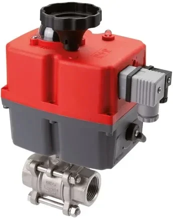 Vanne à boisseau sphérique électrique en acier inoxydable, G 2″, 24 à 240 V (CA) / 24 à 135 V (CC), PN63, DPS