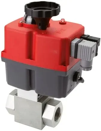 Vanne à boisseau sphérique électrique haute pression, G 1″, 24 à 240 V (CA) / 24 à 135 V (CC), acier galvanisé – PN500