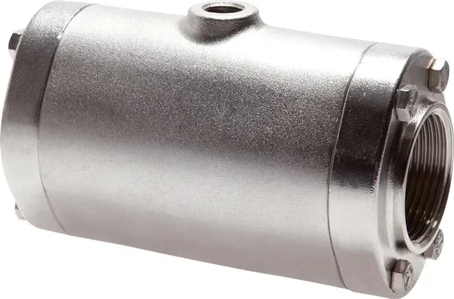Vanne à manchon, G 1-1/4″, acier inoxydable type QVMC 114 ES-EP