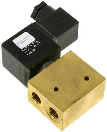 vanne à vide 3/2 voies (NC), G 1/4″, -0,9 à 8bar, 230 V AC
