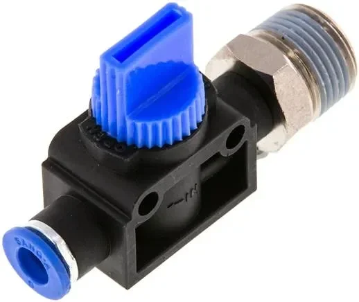 vanne d’arrêt 3/2 R 3/8″-6mm, côté tuyau à l’échappement