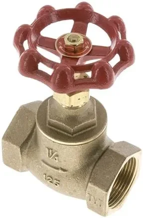 Vanne d’arrêt à manchon, Eco-Line, laiton, G 1-1/4″, PN 10