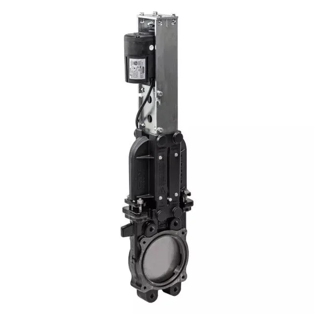 Vanne fonte gladio-riv126 2brides pn10 8&prime; avec verin motorise 12v
