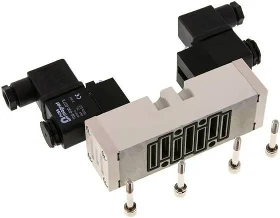 Vanne ISO (taille 1), 5/2 voies, vanne à impulsion, 24 V=