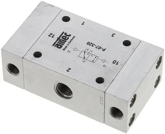 Vanne pneumatique à impulsion 3/2 voies, G 1/4&Prime;, homologation ATEX
