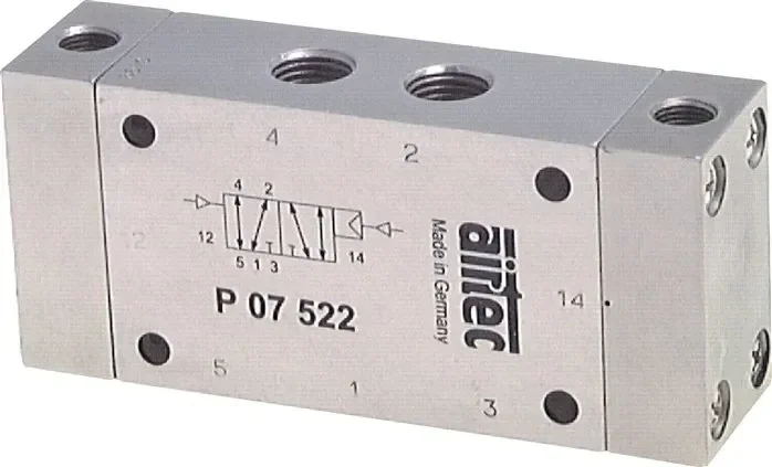 Vanne pneumatique à impulsion 5/2 voies, G 1/2&Prime;, dominante, homologation ATEX