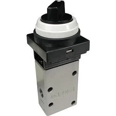 Vannes mécanique SMC EVM400 Levier à bascule 3 Port Mechanical Valve, G 1/8, 1/8pouces