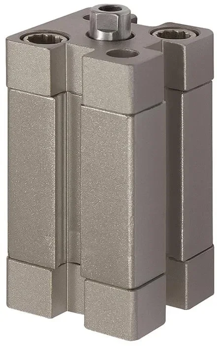 Vérin compact, double effet, FF, K-Ø 12, course 25, M5, ISO21287