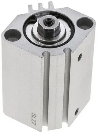 Vérin compact, double effet, piston 25mm, course 30mm -Eco-Line