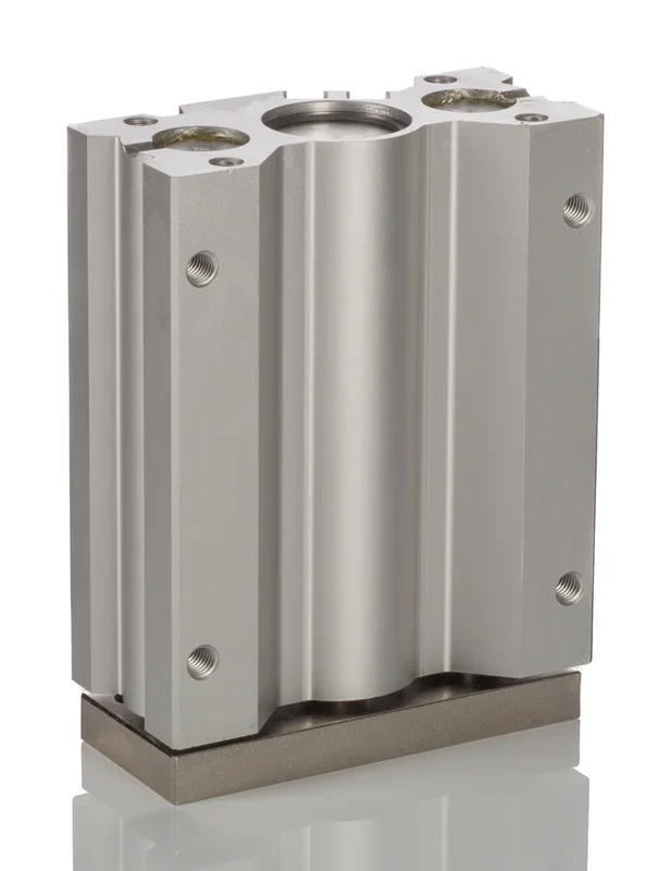 Vérin guidé pneumatique SMC MGQ, course 50mm, Ø du piston 20mm, action Double