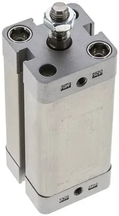 Vérin ISO 21287, double effet, piston 25mm, course 50mm, tige de piston AG