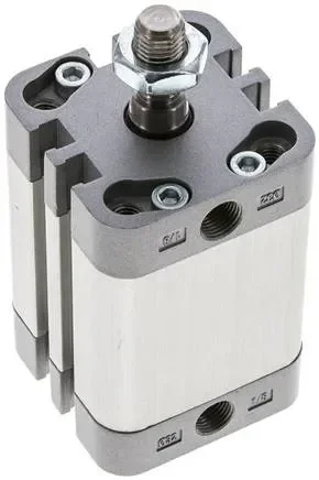 Vérin ISO 21287, double effet, piston 32mm, course 30mm, tige de piston AG