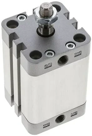 Vérin ISO 21287, double effet, piston 40mm, course 40mm, tige de piston AG