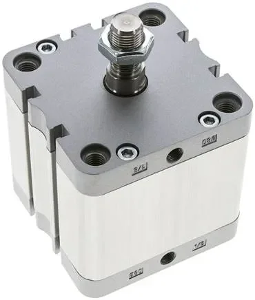 Vérin ISO 21287, double effet, piston 80mm, course 40mm, tige de piston AG