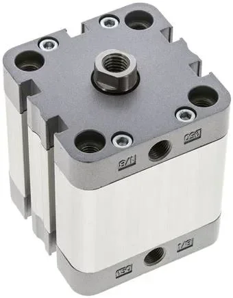 Vérin ISO 21287, double sens, piston 50mm, course 30mm, tige de piston avec FE